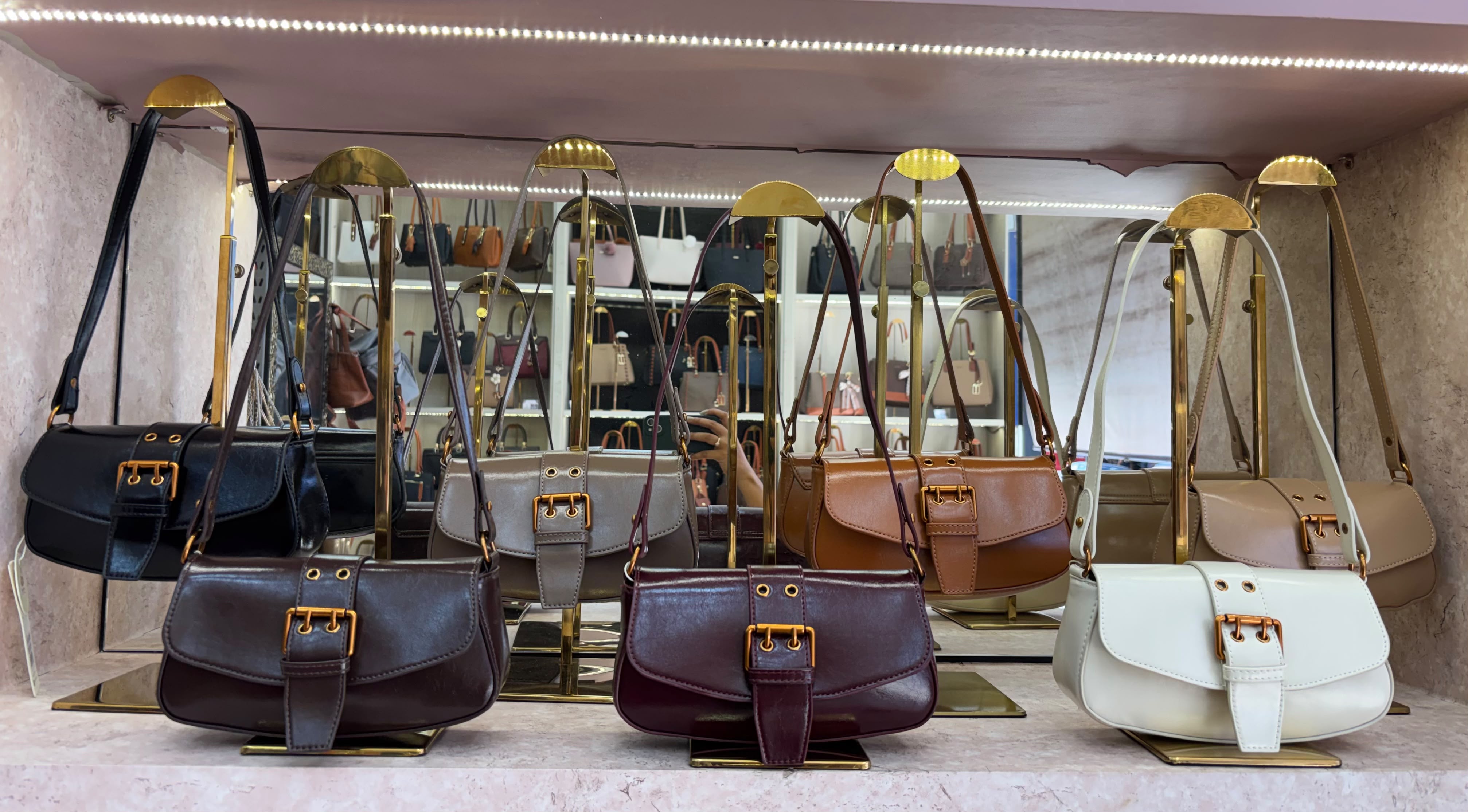 BOLSA BAGUETE METAL